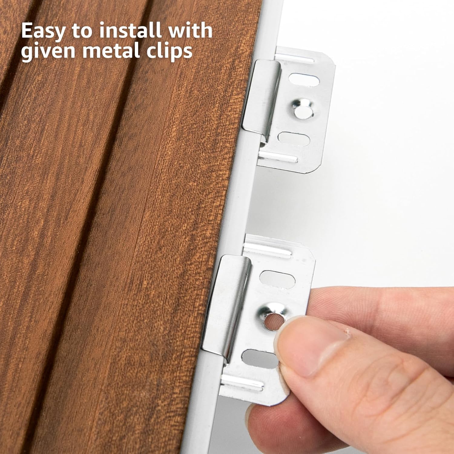 Art3d Slat Wall Panels, WPC Soundproof 3D Wall Paneling for Interior Wall Decor, TV Background, 8-Pack 96 x 6 in. Teak